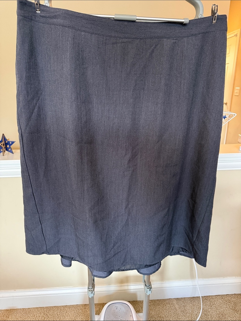 Catherines Dark Gray Midi Skirt